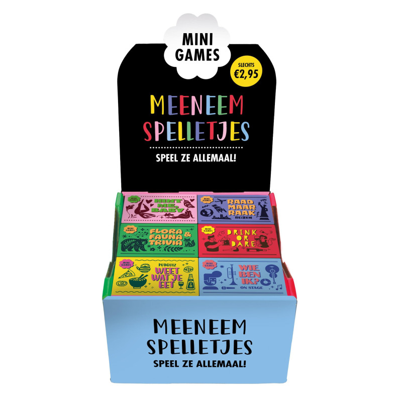 Display mini games 6 x 4 exemplaren