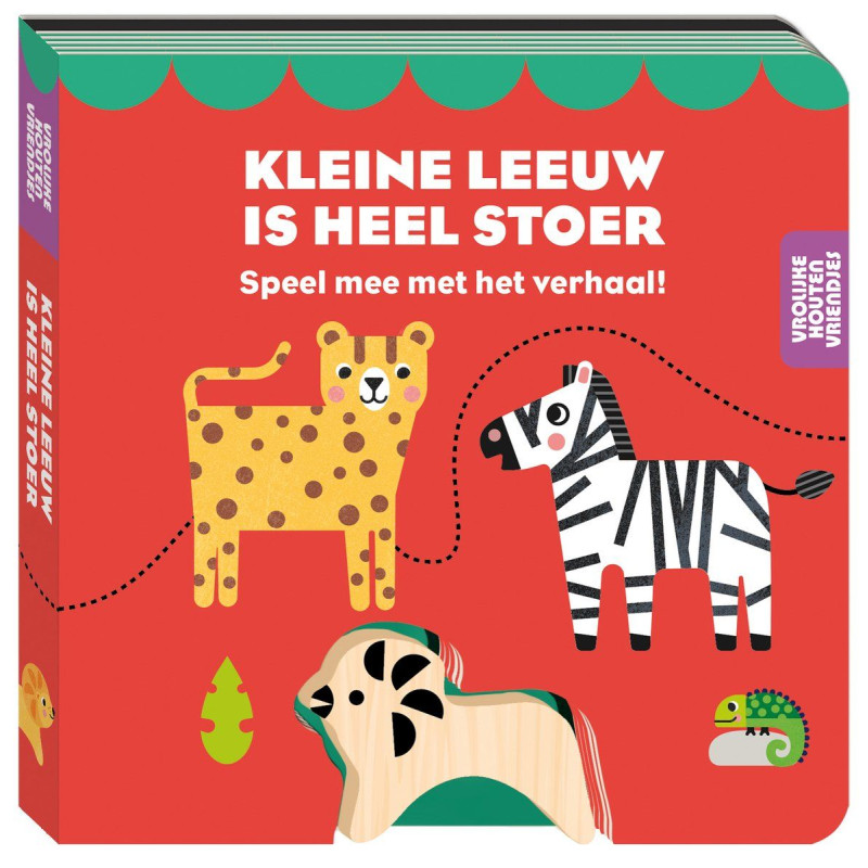 Kleine leeuw is heel stoer