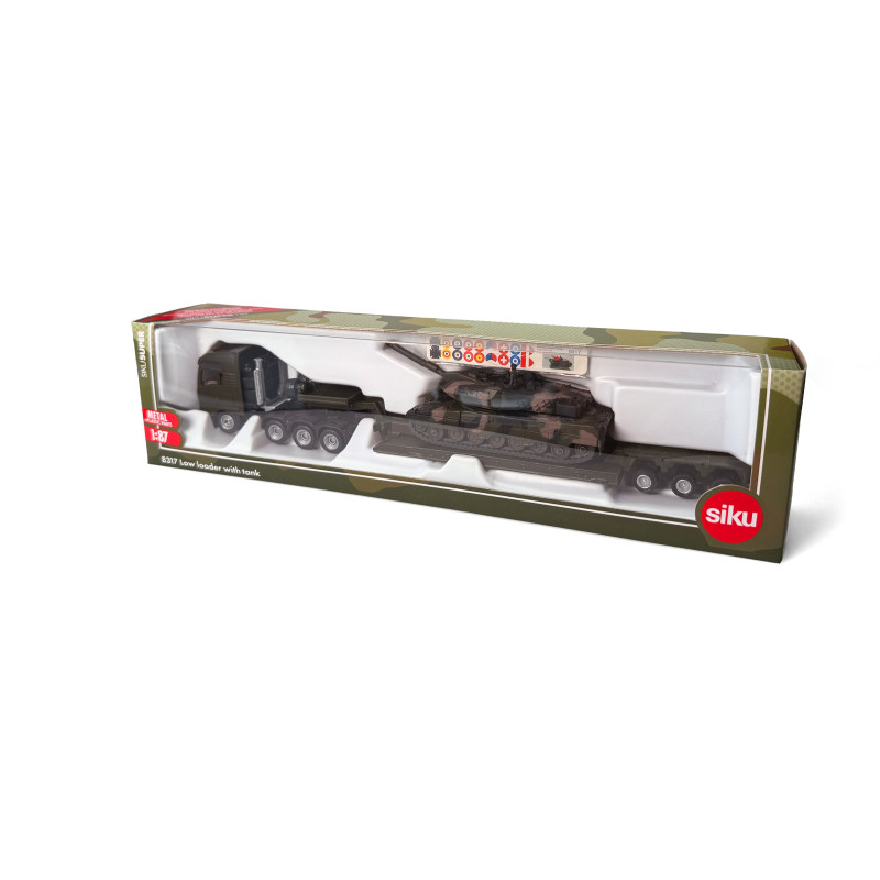 Dieplader met tank (1:87)