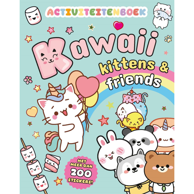 Kawaii - Kawaii kittens & friends activiteitenboek Kawaii - Kawaii kittens & friends activiteitenboek