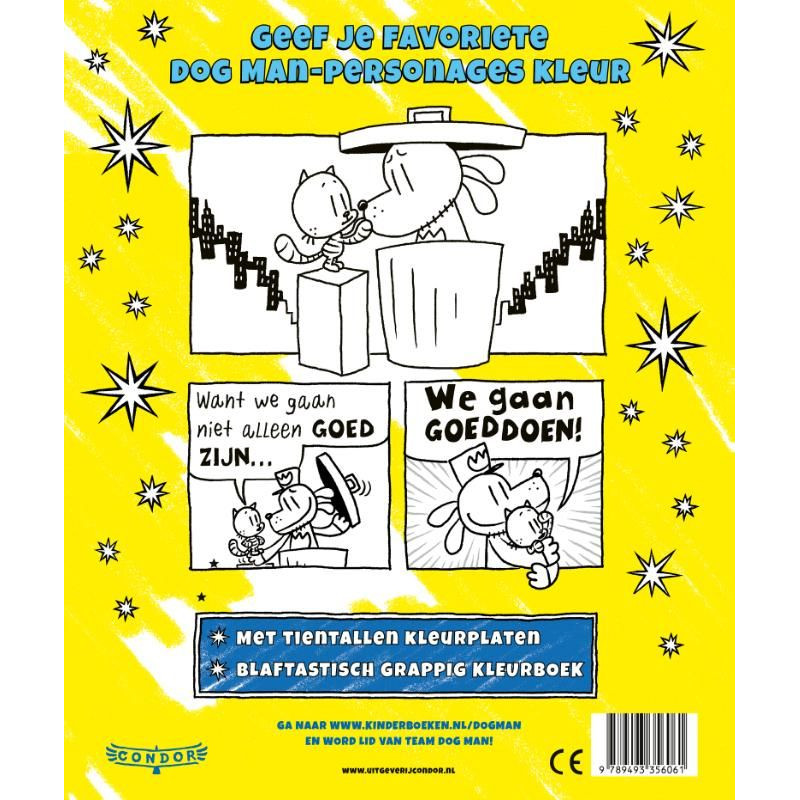 Dog Man kleurboek Dog Man kleurboek