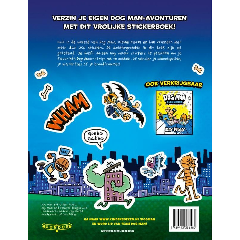 Dog Man stickerboek Dog Man stickerboek
