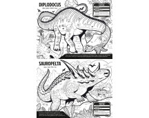 Kleur je eigen dinosaurussen Kleur je eigen dinosaurussen