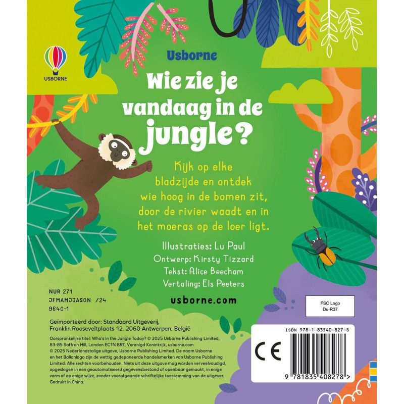 Wie zie je vandaag in de jungle?