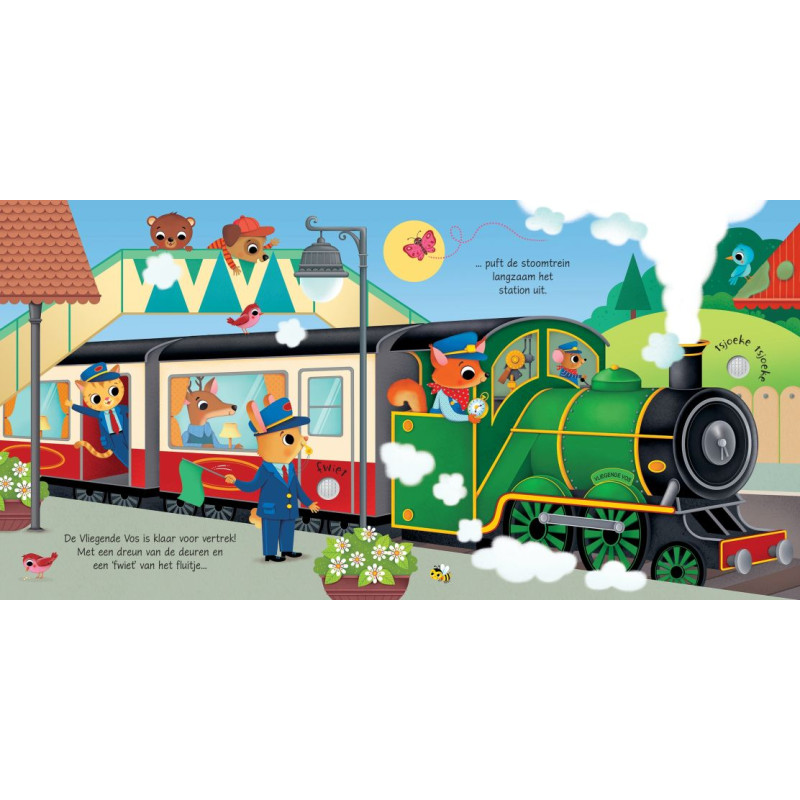 Usborne Geluidsboekjes - Met de trein Usborne Geluidsboekjes - Met de trein