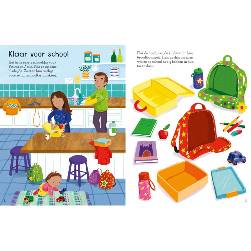 Eerste stickerboek - Voor het eerst naar school Eerste stickerboek - Voor het eerst naar school
