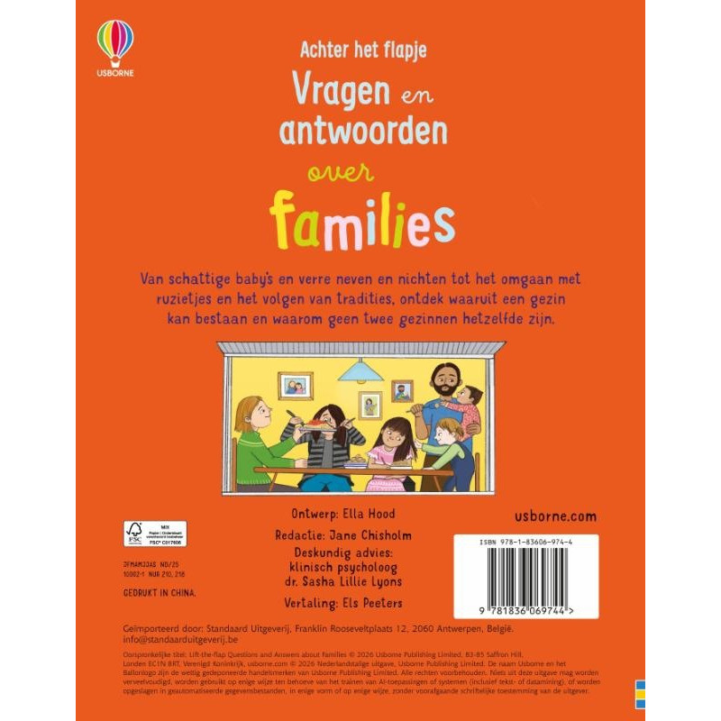 Vragen en antwoorden over families Vragen en antwoorden over families