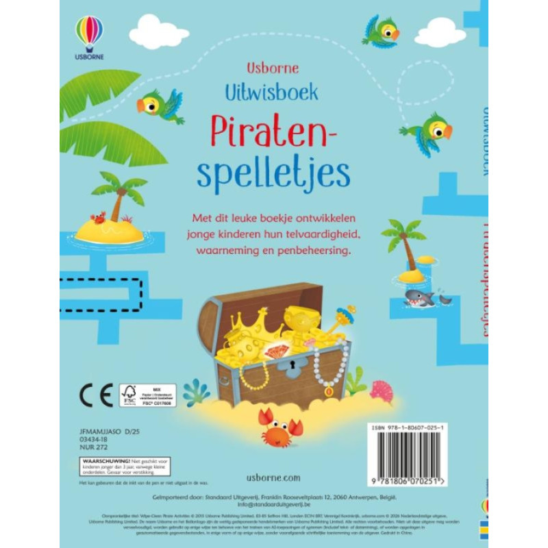 Piratenspelletjes - uitwisboek