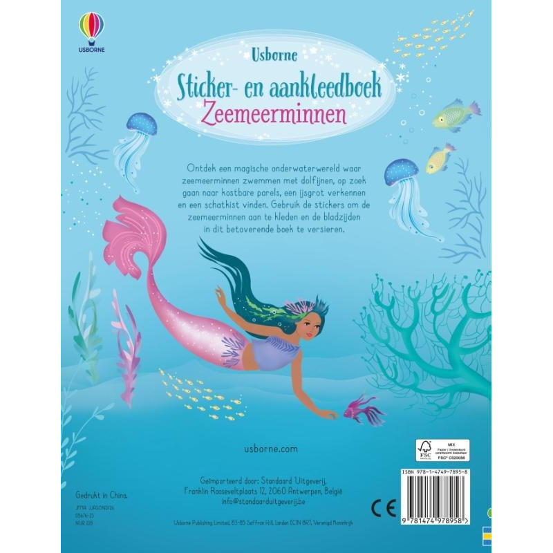 Zeemeerminnen - Sticker- en aankleedboek Zeemeerminnen - Sticker- en aankleedboek