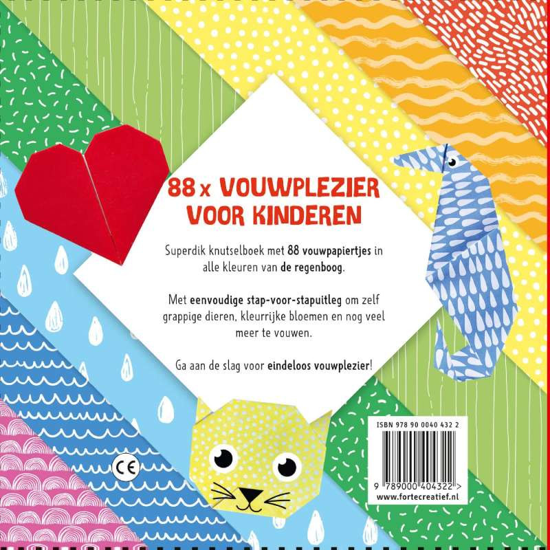 88x origami kids - Regenboogpret 88x origami kids - Regenboogpret