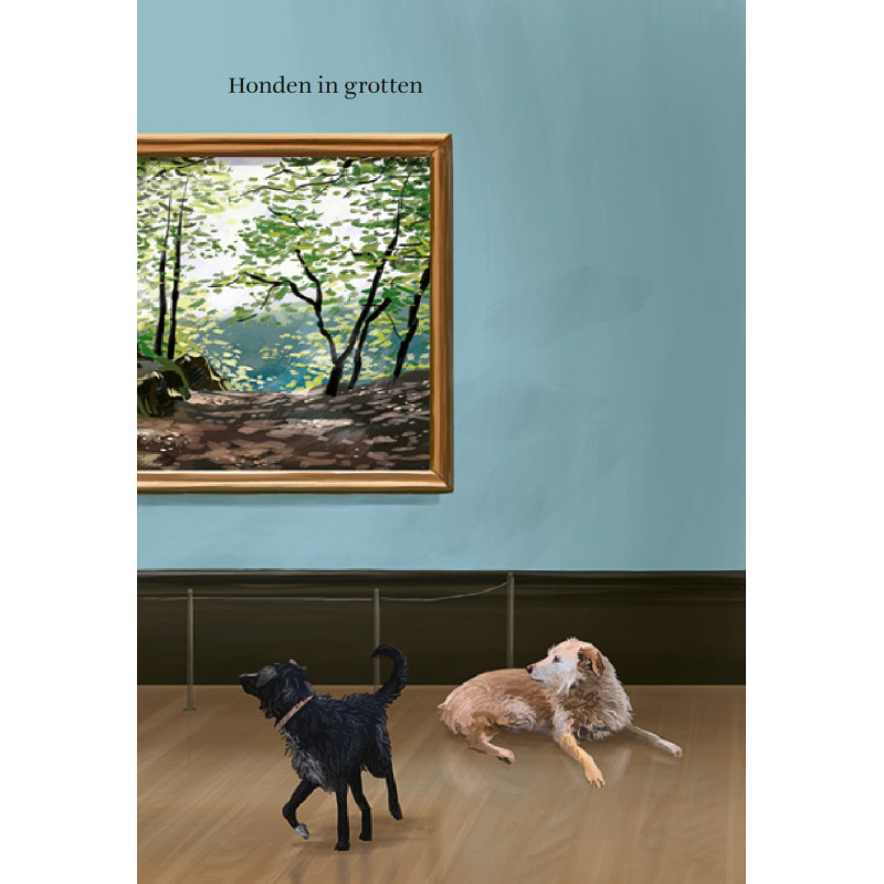 Honden in het museum Honden in het museum