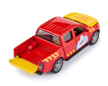 Nissan Navara met helicopter