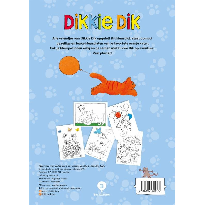 Dikkie Dik - Kleurboek Dikkie Dik - Kleurboek