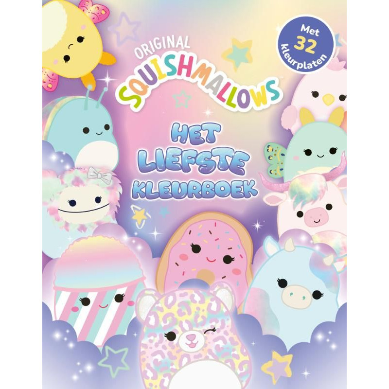 Original Squishmallows kleurboek Original Squishmallows kleurboek