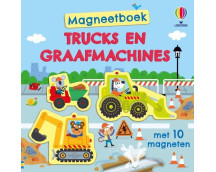 Trucks en graafmachines - Magneetboek