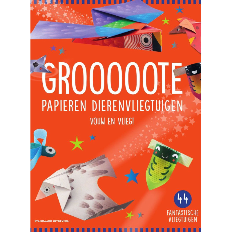 Grooooote papieren dierenvliegtuigen