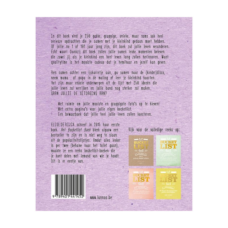 Het Bucketlist Boek voor grootouders