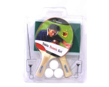 Tafeltennisset (1*) met 3 ballen + netpost Tafeltennisset (1*) met 3 ballen + netpost