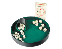Pokerpiste/dobbelbak (26cm)
