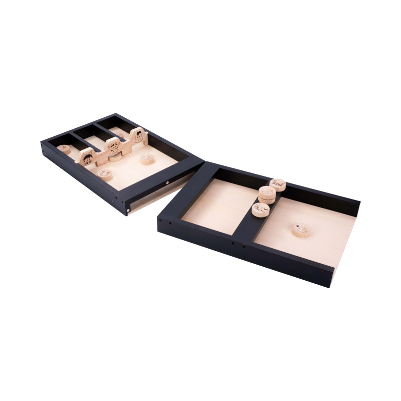 Houten sjoelbak (2 delig) - Dieren Houten sjoelbak (2 delig) - Dieren