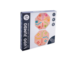 Houten Ludo spel, jumbo (50x50 cm) Houten Ludo spel, jumbo (50x50 cm)