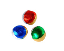 Jongleerballen metallic (3 st. in koker) Jongleerballen metallic (3 st. in koker)