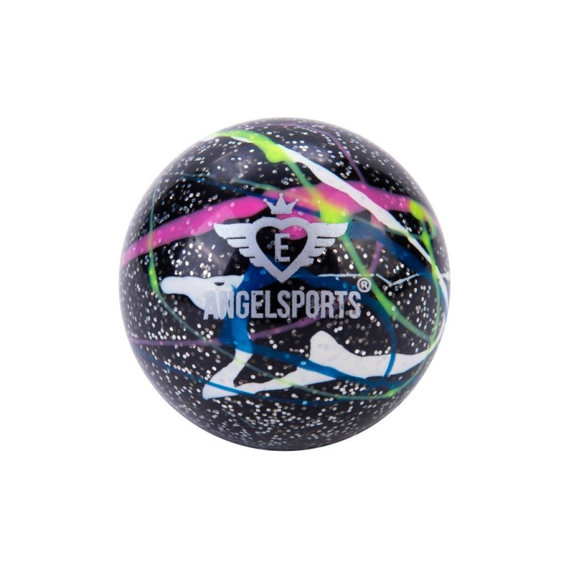Hockeybal zwart vlammend (68mm) Hockeybal zwart vlammend (68mm)