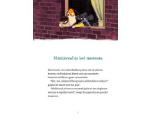 Stinkhond in het museum