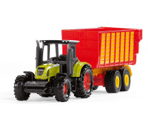 John Deere tractor met silagewagen John Deere tractor met silagewagen