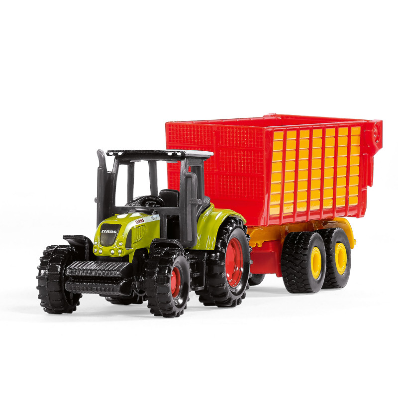 John Deere tractor met silagewagen John Deere tractor met silagewagen