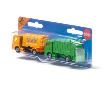 Vuilniswagen met veger Vuilniswagen met veger