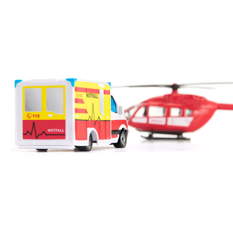 Mercedes-Benz ambulance en helicopter (DE) Mercedes-Benz ambulance en helicopter (DE)