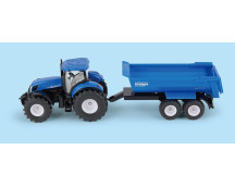 New Holland tractor met Krampe aanhanger (1:50)