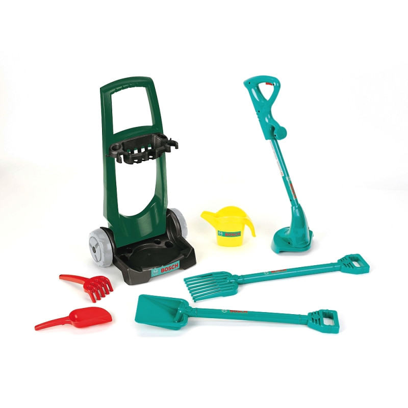 BOSCH garden trolley met gereedschap BOSCH garden trolley met gereedschap