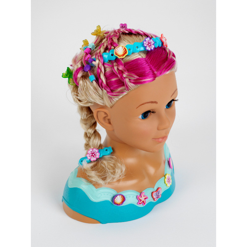 Kapkop Princess Coralie (blond/blauw) Kapkop Princess Coralie (blond/blauw)