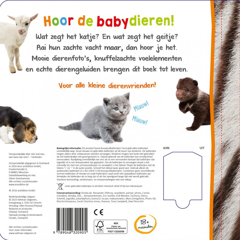 Welk dier hoor ik hier? - Babydieren Welk dier hoor ik hier? - Babydieren