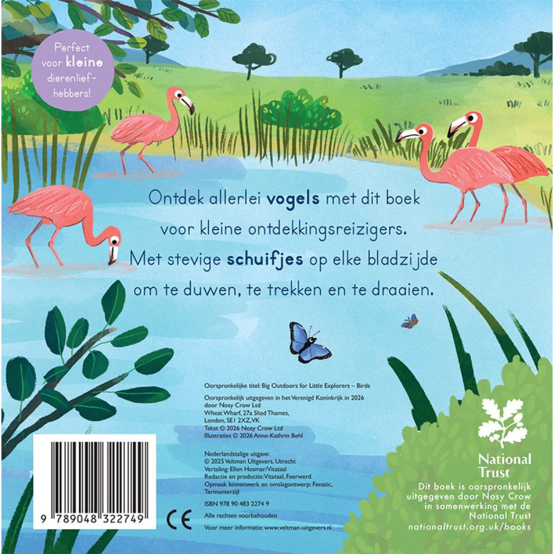 Vogels - voor kleine ontdekkingsreizigers (schuifboekje) Vogels - voor kleine ontdekkingsreizigers (schuifboekje)