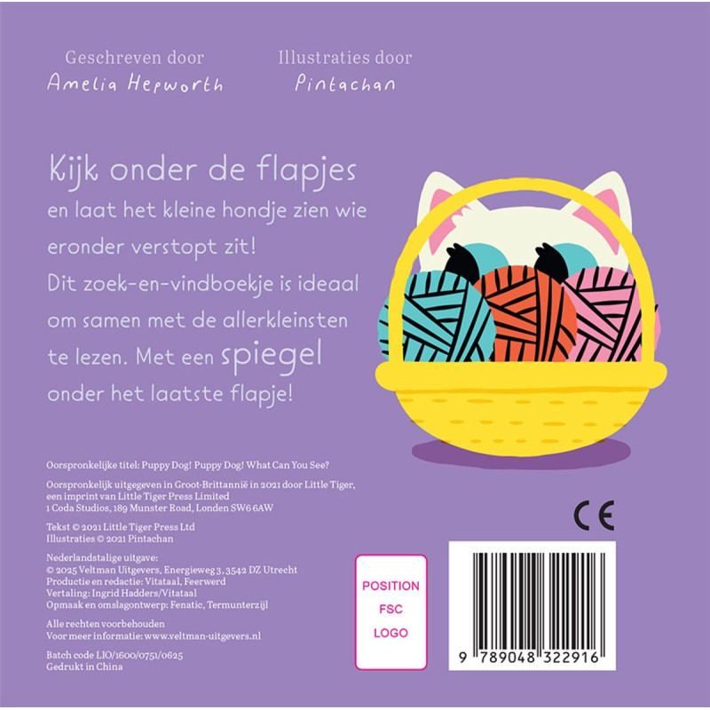 Lief klein hondje, wat zie je daar?