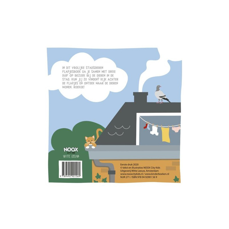 Het vrolijke stadsdieren flapjesboek Het vrolijke stadsdieren flapjesboek