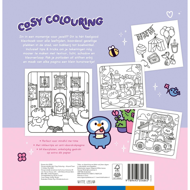 Cosy Colouring-In de stad Cosy Colouring-In de stad