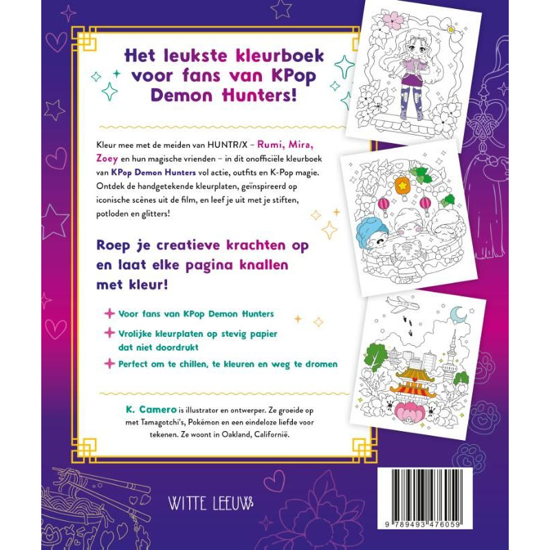 Het leukste kleurboek voor fans van K-Pop Demon Hunters Het leukste kleurboek voor fans van K-Pop Demon Hunters