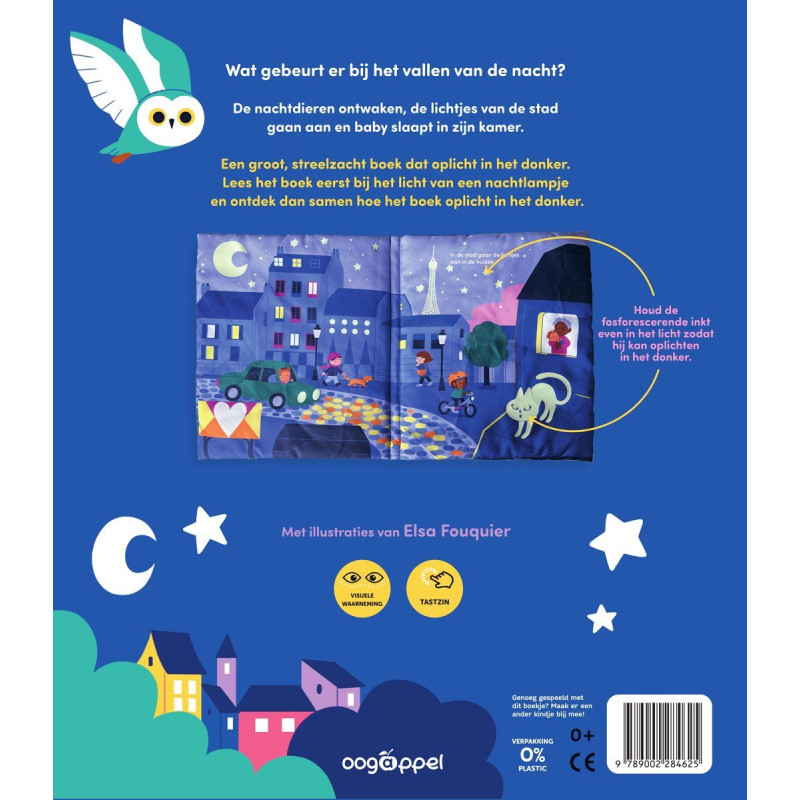 Slaap lekker (stoffen boek met glow in the dark-effect)