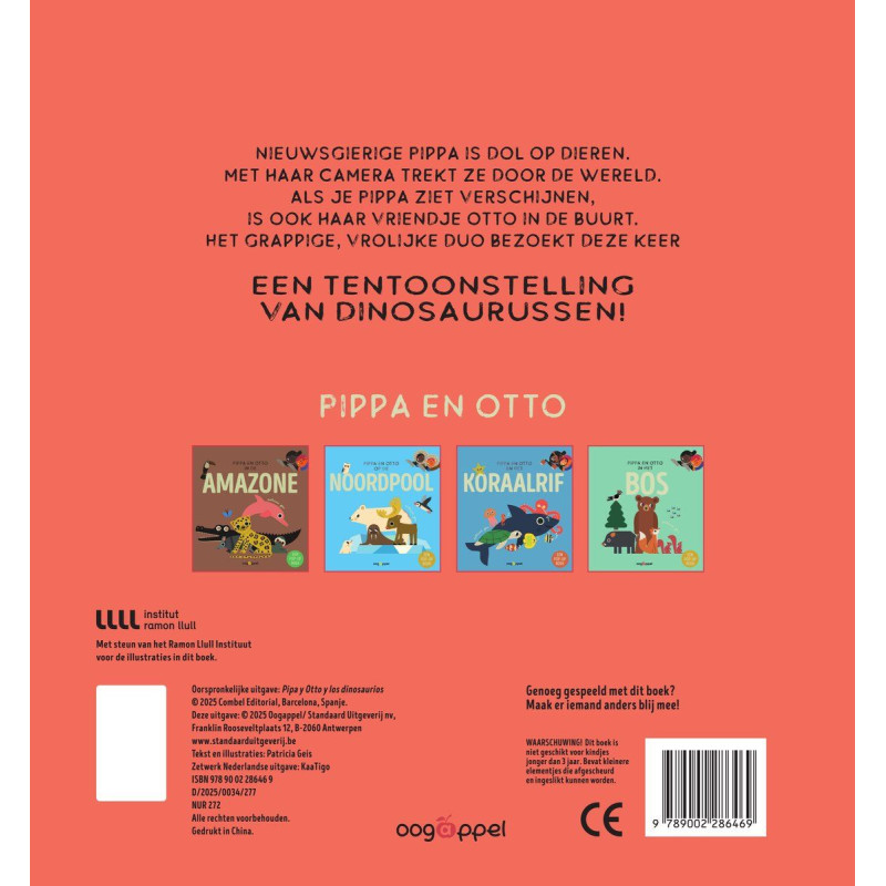 Pippa en Otto bij de dino's - een pop-upboek Pippa en Otto bij de dino's - een pop-upboek