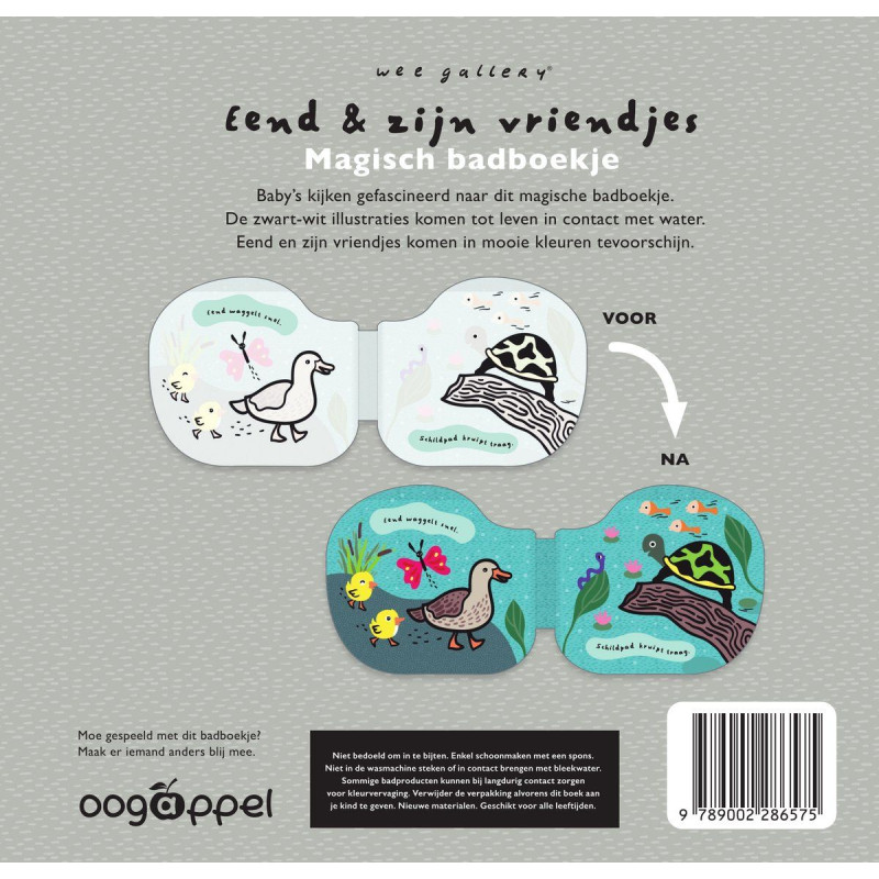 Eend en zijn vriendjes - Magisch badboekje Wee Gallery Eend en zijn vriendjes - Magisch badboekje Wee Gallery