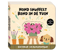 Een wrijf- en ruikavontuur - Hond snuffelt rond in de tuin