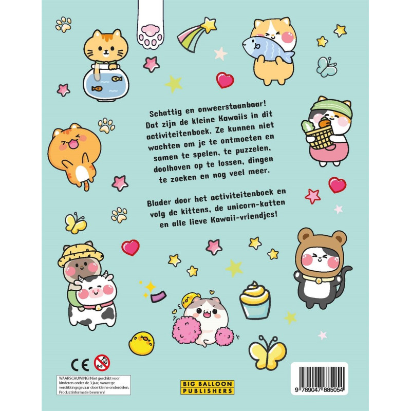 Kawaii - Kawaii kittens & friends activiteitenboek