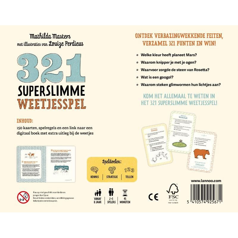 Het 321 superslimme weetjesspel
