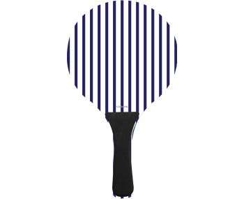 Beachball set zwart/wit gestreept