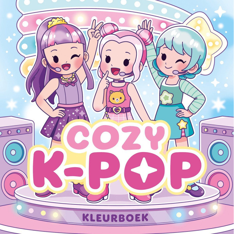 Cozy K-pop kleurboek Cozy K-pop kleurboek