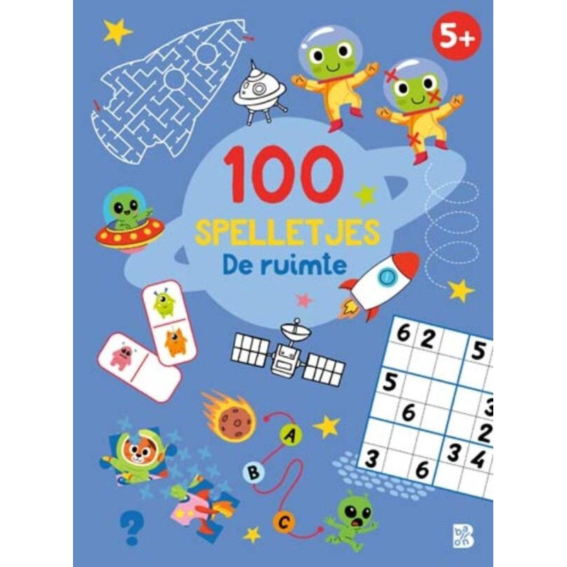 100 spelletjes: De ruimte 5+ 100 spelletjes: De ruimte 5+